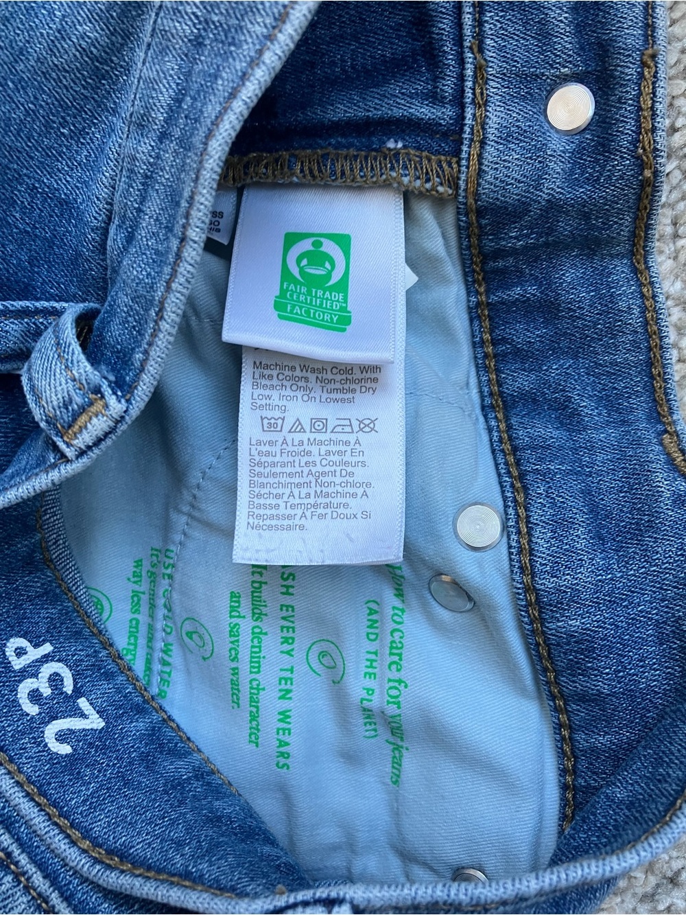 J.Crew 9" Vintage Slim Straight Jeans Size 23P - Picture 5 of 7